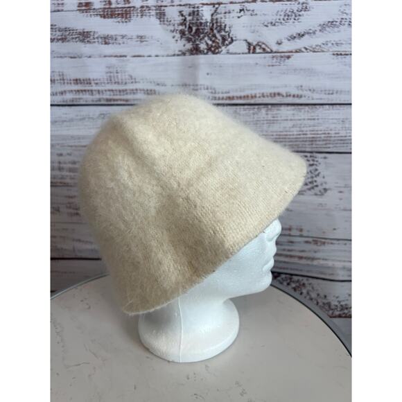 Aldo Wool Blend Ivory Cream Bucket Hat - Picture 4 of 8